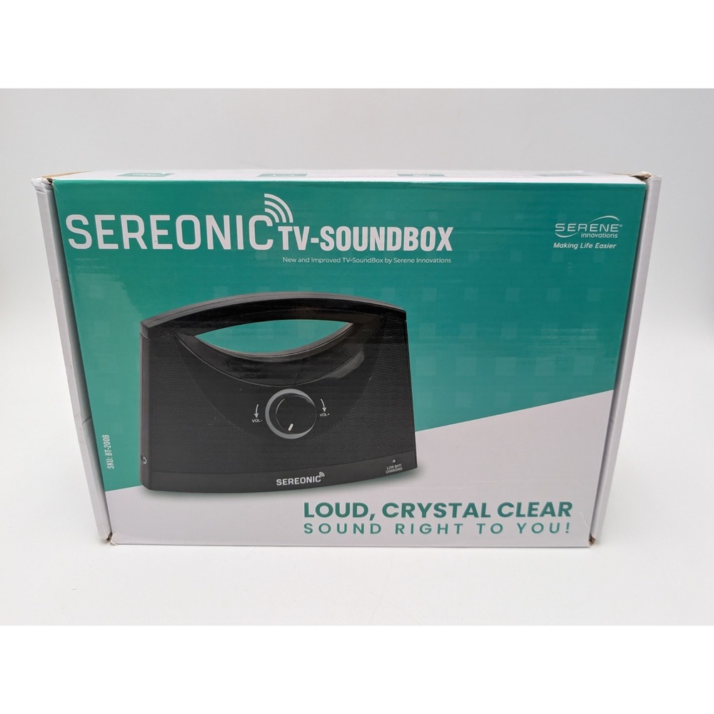 Sereonic Wireless Tv Speaker | Black  BT-200B